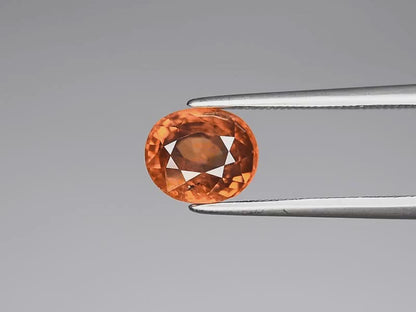 2.63ct ETW Champagne Zircon Gemstone - Oval Cut - DISCOUNTED