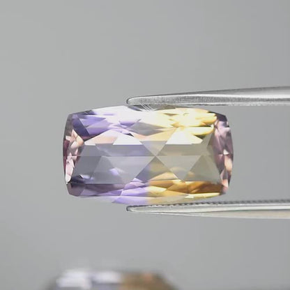4.88 ct ETW Ametrine – Cushion Rose Cut
