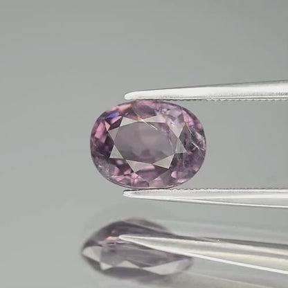 2.23ct Earth-Mined Pinkish Purple Spinel – Oval Cut, Unheated