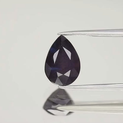 2.32ct ETW Purple Spinel Gemstone – Pear Cut