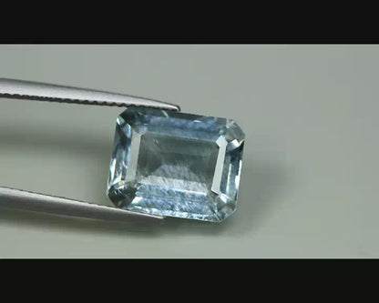 5.26ct ETW Earth-Mined Rutile Blue Aquamarine – Unheated
