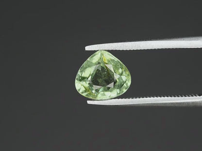1.54ct ETW Natural Green Tourmaline Gemstone – Pear Cut