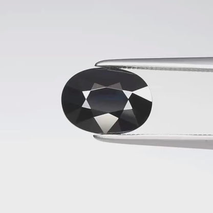 2.54ct ETW Earth-Mined Dark Blue Spinel – Oval Cut
