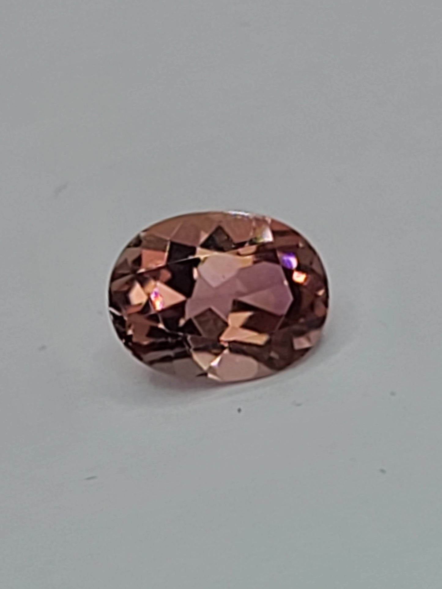 1.91ct ETW Natural Pink Tourmaline Gemstone - Oval Cut