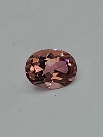 1.91ct ETW Natural Pink Tourmaline Gemstone - Oval Cut