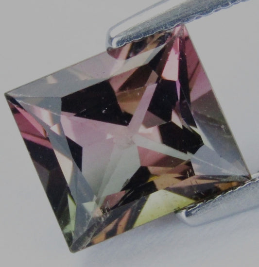2.16ct ETW Watermelon Tourmaline - Rectangle Step Cut - Certified